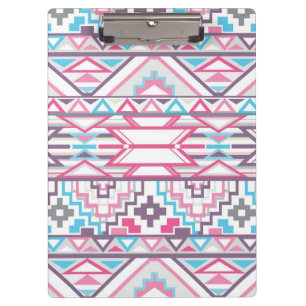 Abstract Geometric Aztec Pattern 3 Clipboard