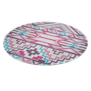 Abstract Geometric Aztec Pattern 3 Cutting Board