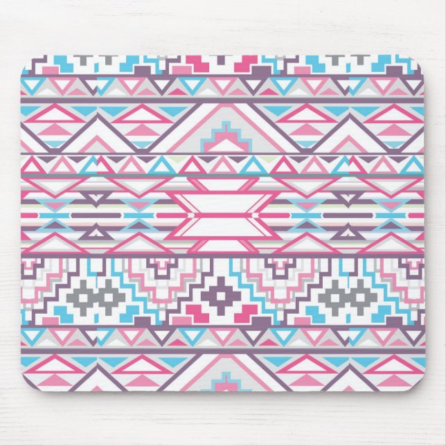 Abstract Geometric Aztec Pattern 3 Mouse Mat (Front)