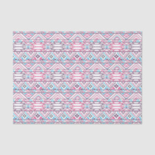 Abstract Geometric Aztec Pattern 3 Tissue Paper