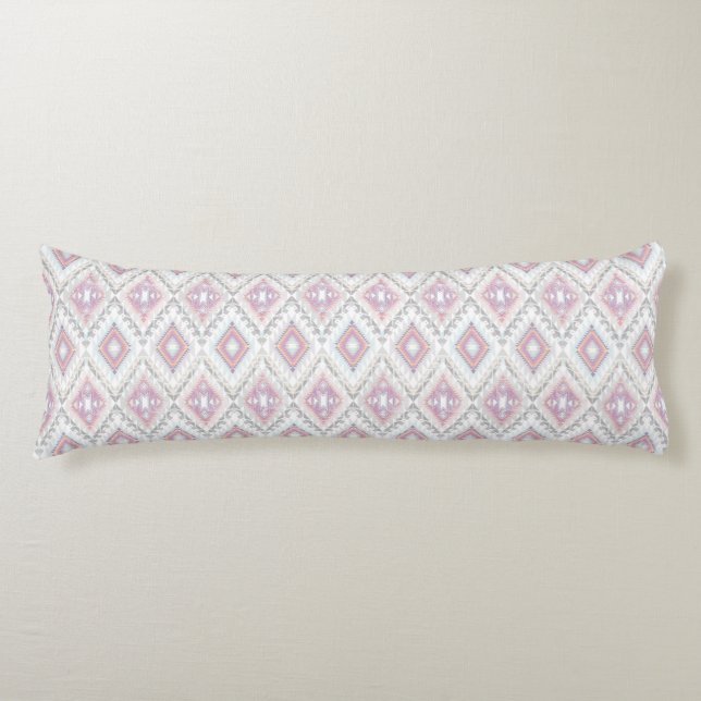 Abstract Geometric Aztec Pattern Body Cushion (Front)