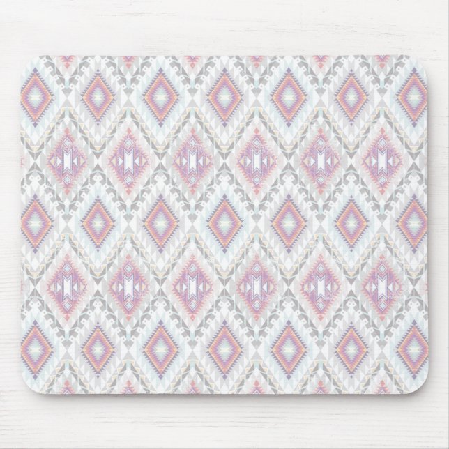 Abstract Geometric Aztec Pattern Mouse Mat (Front)