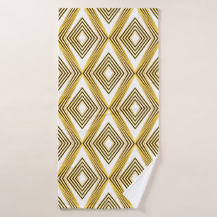 Abstract geometric background. Art Deco. Bath Towel