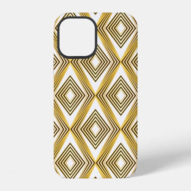 Abstract geometric background. Art Deco.  iPhone Case (Back)