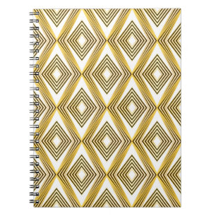 Abstract geometric background. Art Deco.  Notebook