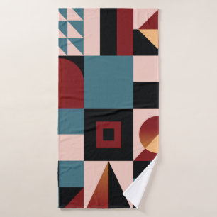 Abstract,geometric background,colorful,spectrum. S Bath Towel
