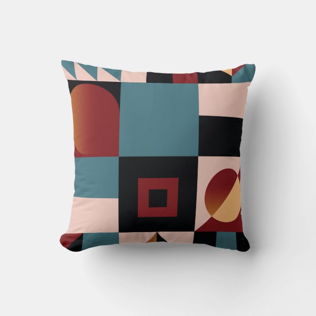 Abstract,geometric background,colorful,spectrum. S Cushion (Front)