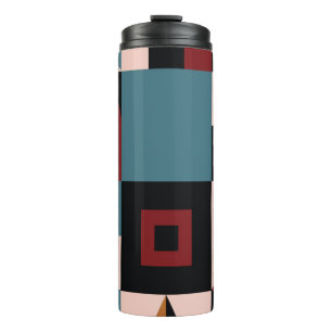 Abstract,geometric background,colourful,spectrum. thermal tumbler