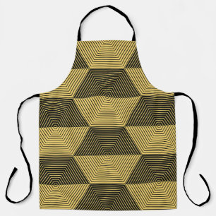 Abstract geometric background. Hexagonal mesh with Apron