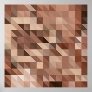 Abstract geometric background looks like stylized poster