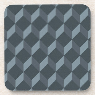 Abstract Geometric Background Pattern Coaster