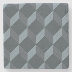 Abstract Geometric Background Pattern Stone Coaster