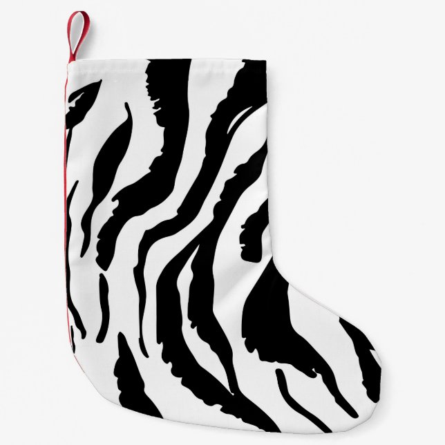Abstract geometric background pattern. Trendy mode Small Christmas Stocking (Front)