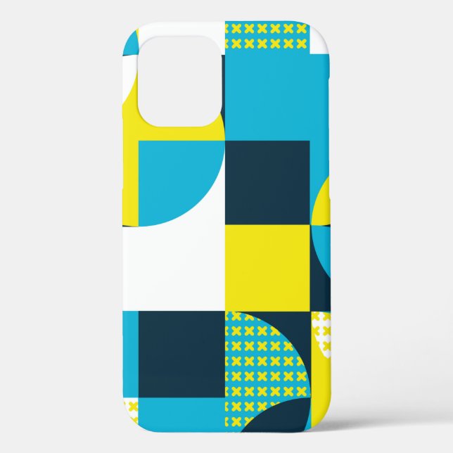 Abstract geometric background with squares,triangl Case-Mate iPhone case (Back)