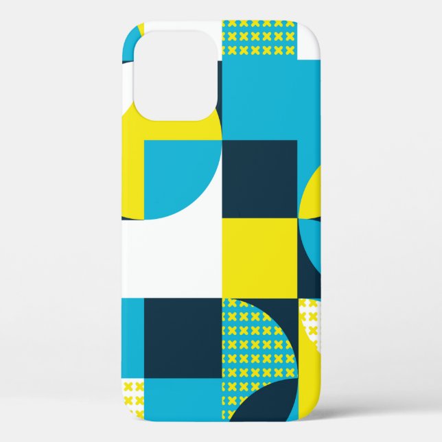 Abstract geometric background with squares,triangl Case-Mate iPhone case (Back)