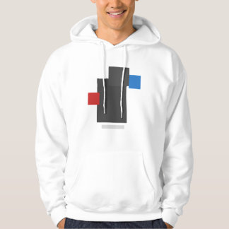 Abstract Geometric Balance – Minimal Modern Blocks Hoodie