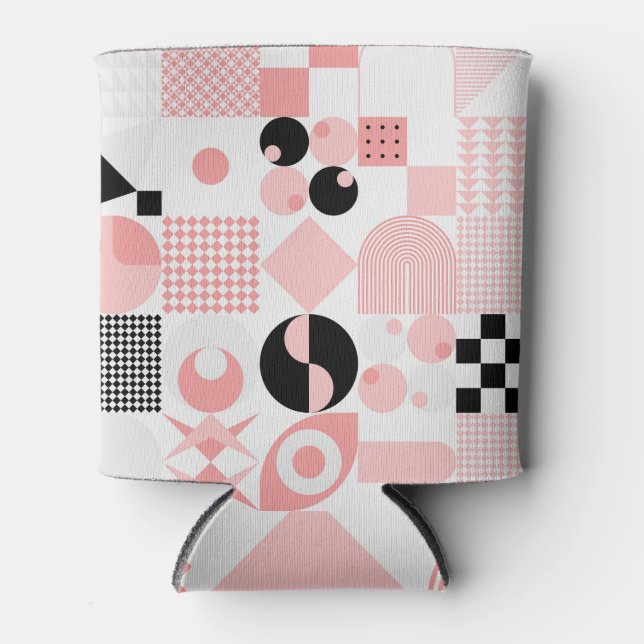 Abstract Geometric: Bright Vintage Shapes Can Cooler (Front)