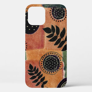 Abstract Geometric Circles Shapes and Leaves   iPhone 12 Pro Case