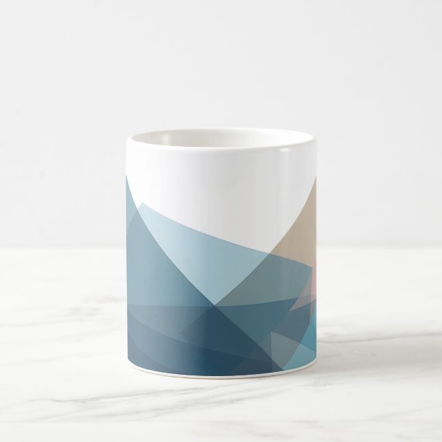 Abstract Geometric Coffee Mug (Center)