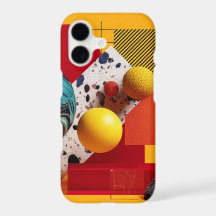 Abstract geometric colorful composition