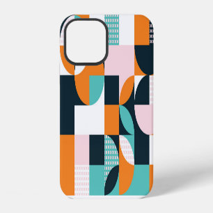 Abstract Geometric: Colourful 3D Effect. iPhone 12 Case