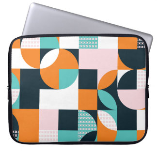Abstract Geometric: Colourful 3D Effect. Laptop Sleeve