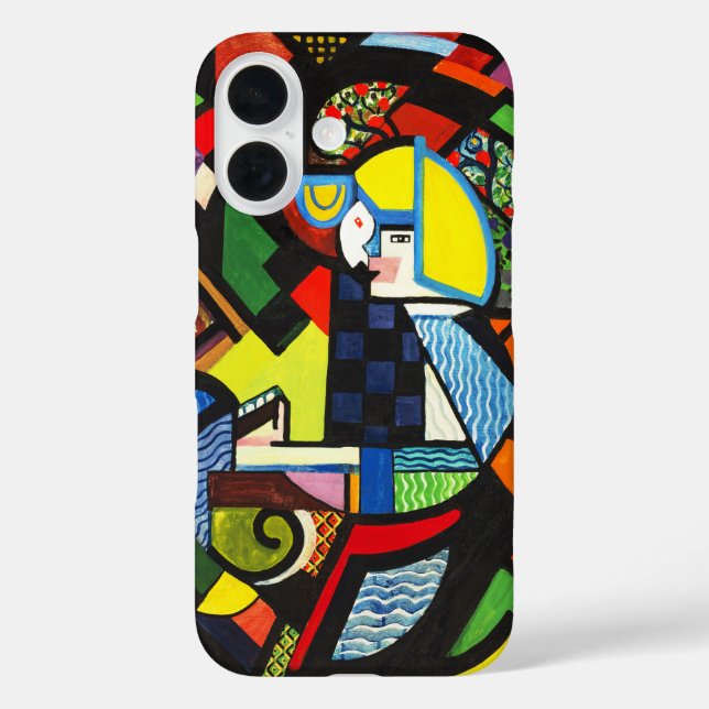 Abstract Geometric Colourful Modernist Painting Case-Mate iPhone Case (Back)