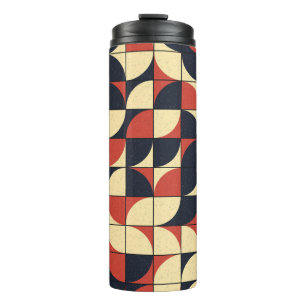 Abstract geometric: computational art. thermal tumbler