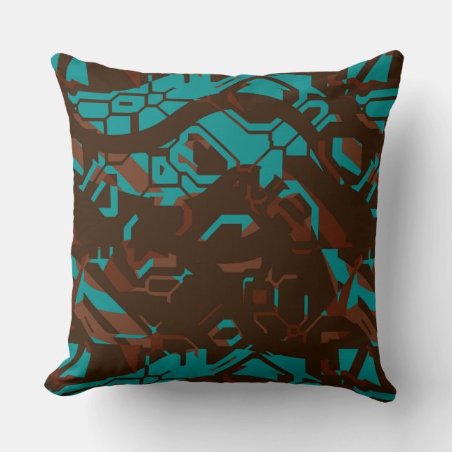 Abstract Geometric  Cushion (Front)