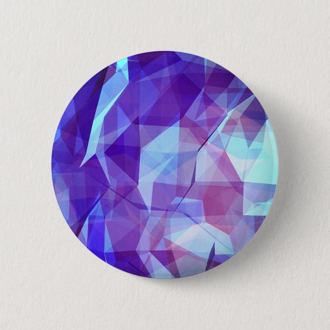 Abstract Geometric Design 6 Cm Round Badge (Front)