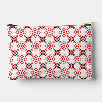 abstract geometric design accessory pouch