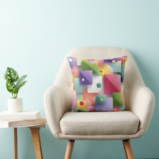 Abstract Geometric Design Cushion
