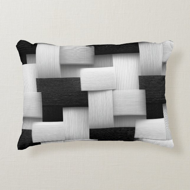 Abstract Geometric Design Decorative Cushion (Front)