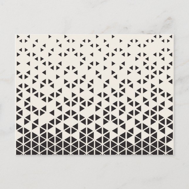 Abstract Geometric Design Postcard (Front)