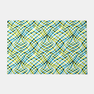 Abstract, geometric doormat