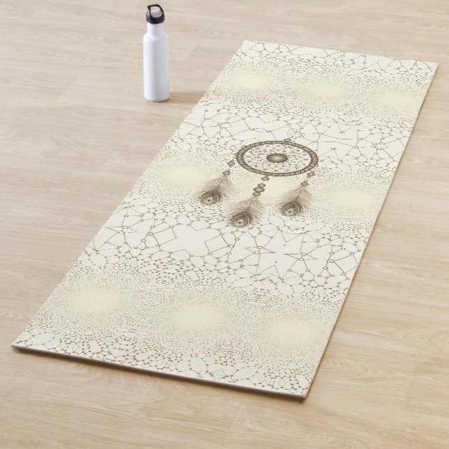 Abstract Geometric Dreamcatcher Yoga Mat (In Situ)