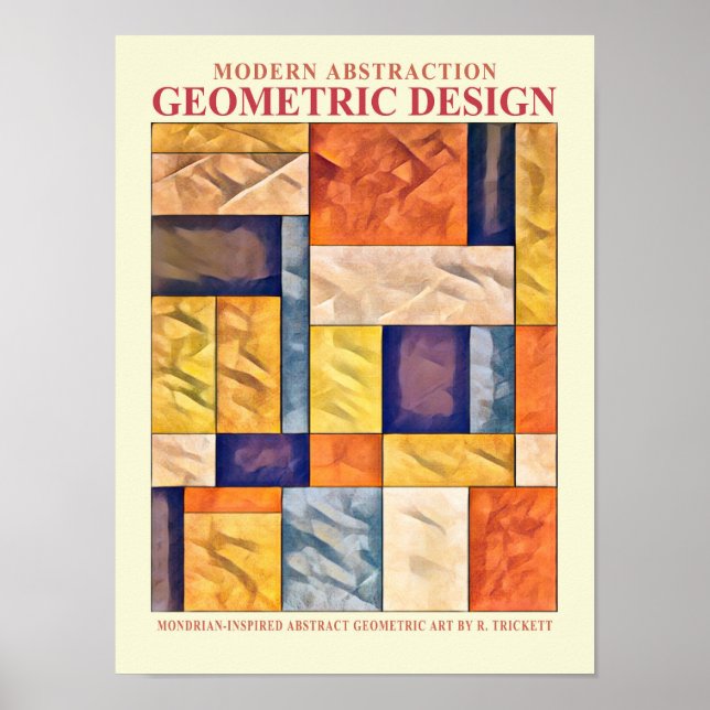 Abstract Geometric EP No. 1 Poster (Front)