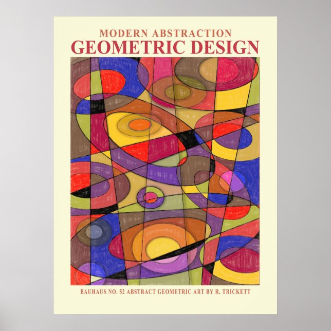 Abstract Geometric EP No. 4 Poster (Front)