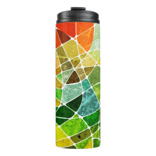 abstract geometric grunge backgroundpattern,grunge thermal tumbler