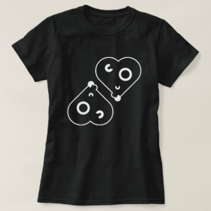 Abstract Geometric Hearts Minimal Symbolic Graph T-Shirt