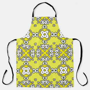 Abstract geometric illustration. Pattern. The endl Apron