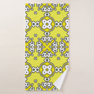 Abstract geometric illustration. Pattern. The endl Bath Towel