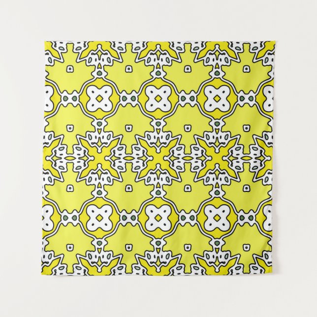 Abstract geometric illustration. Pattern. The endl Tapestry (Front)