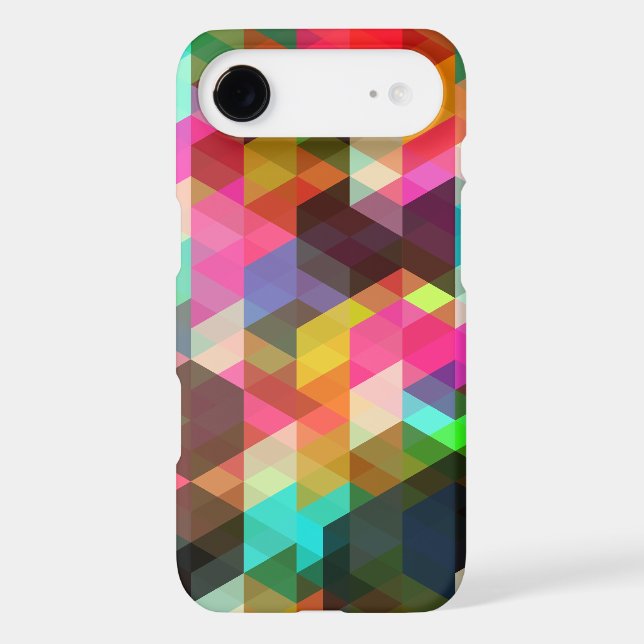 Abstract Geometric  iPhone Case (Back)