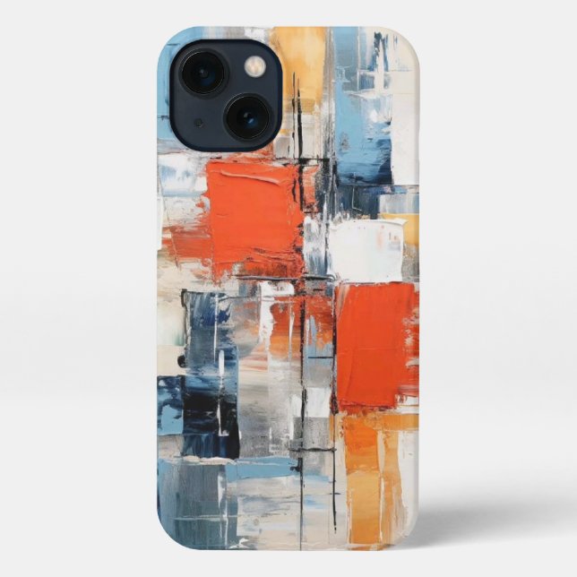 Abstract Geometric Layers _ iphone case  (Back)