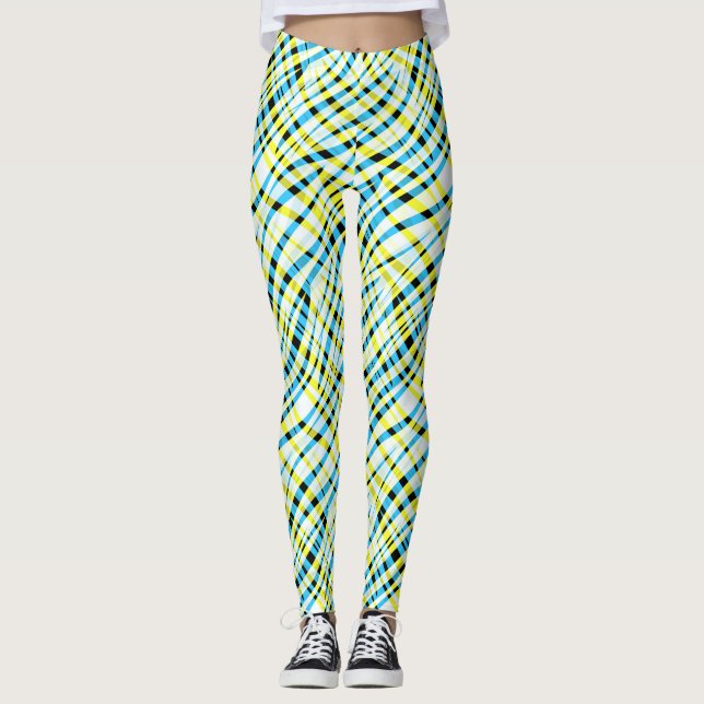 Abstract, geometric leggings (Front)
