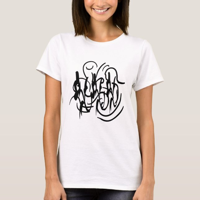 abstract geometric line art T-Shirt (Front)