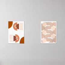  Abstract Geometric Mid-Century Art