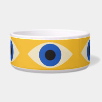 Abstract Geometric Modern Bold Evil Eye Pattern 