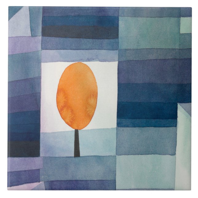 Abstract geometric modern contemporary tile (Front)